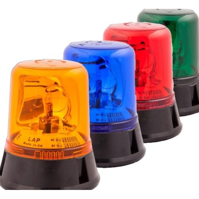 Girofar Rotativ 12/24V cu prindere in 3 puncte